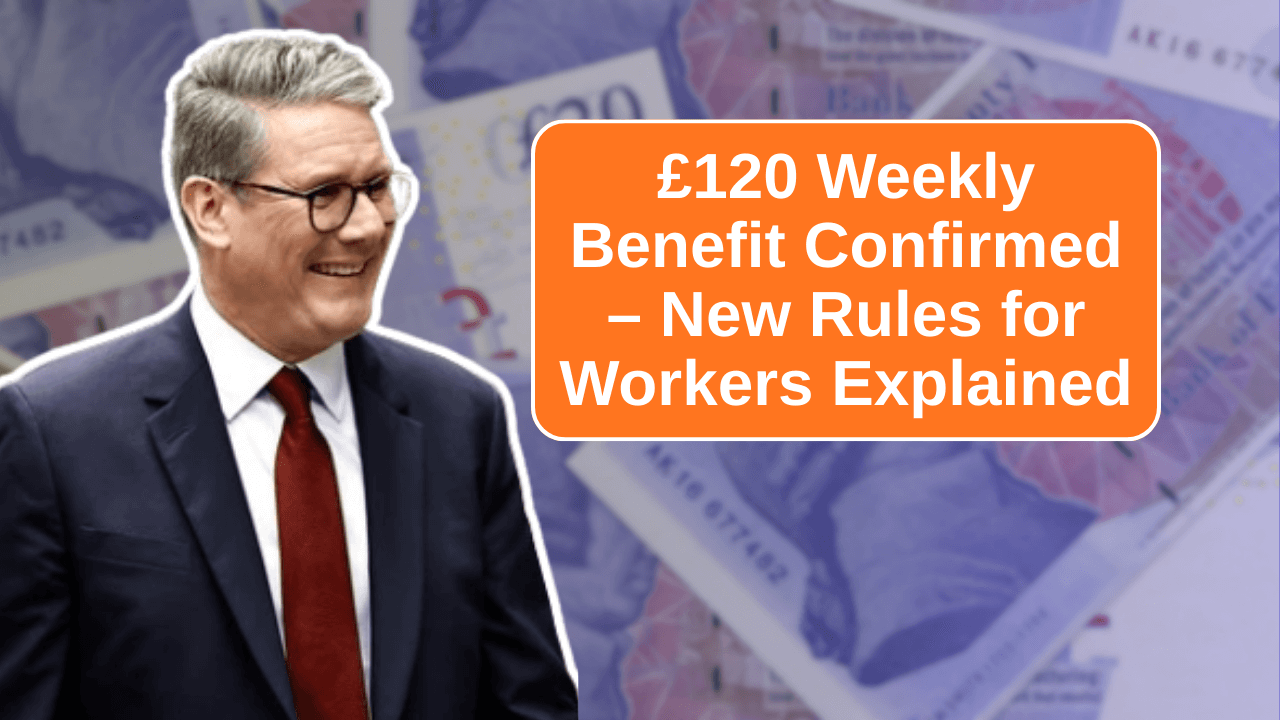£120 Weekly Benefit Confirmed – New Rules for Workers Explained