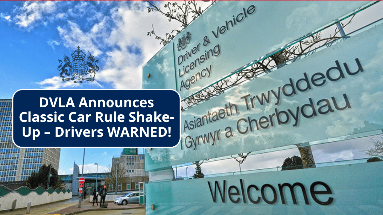 DVLA Announces Classic Car Rule Shake-Up – Drivers WARNED!