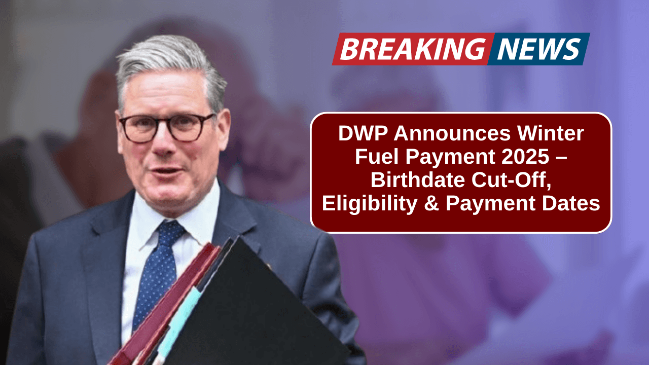 DWP Announces Winter Fuel Payment 2025 – Birthdate Cut-Off, Eligibility & Payment Dates