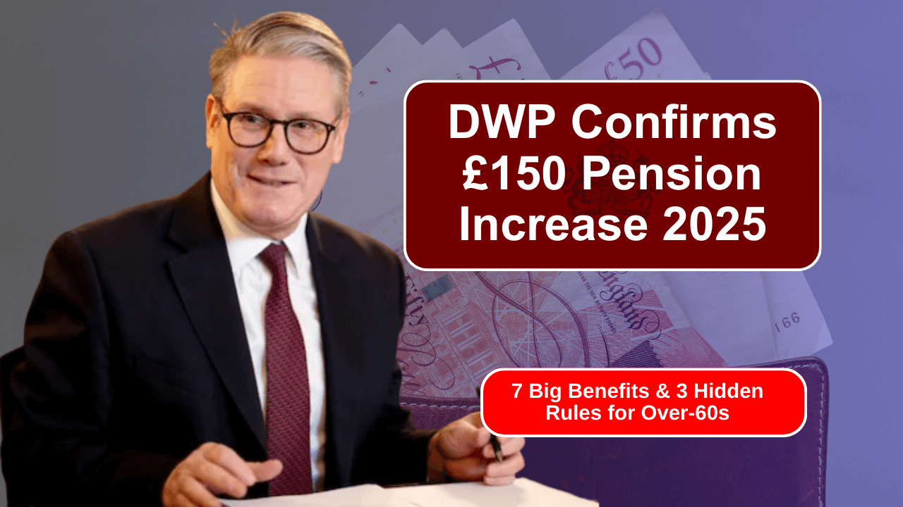 DWP Confirms £150 Pension Increase 2025 – Key Benefits & Hidden Rules for Over-60s