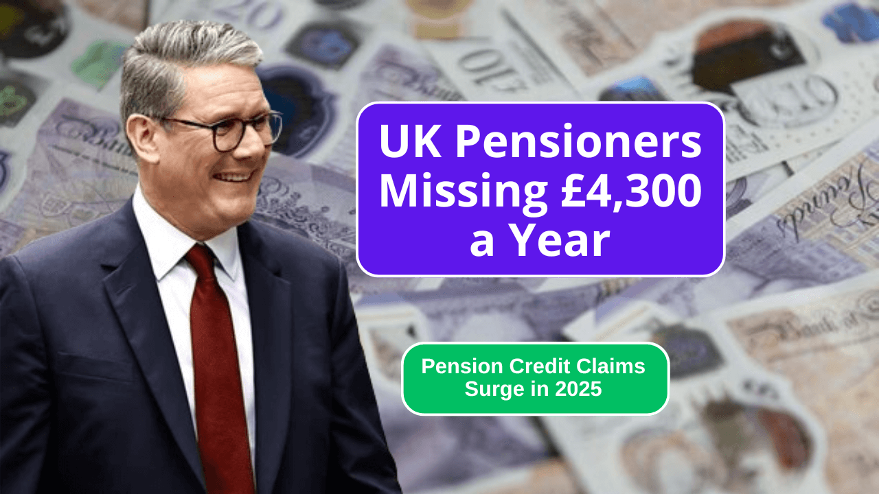 UK Pensioners Missing £4,300 a Year – Pension Credit Claims Surge in 2025