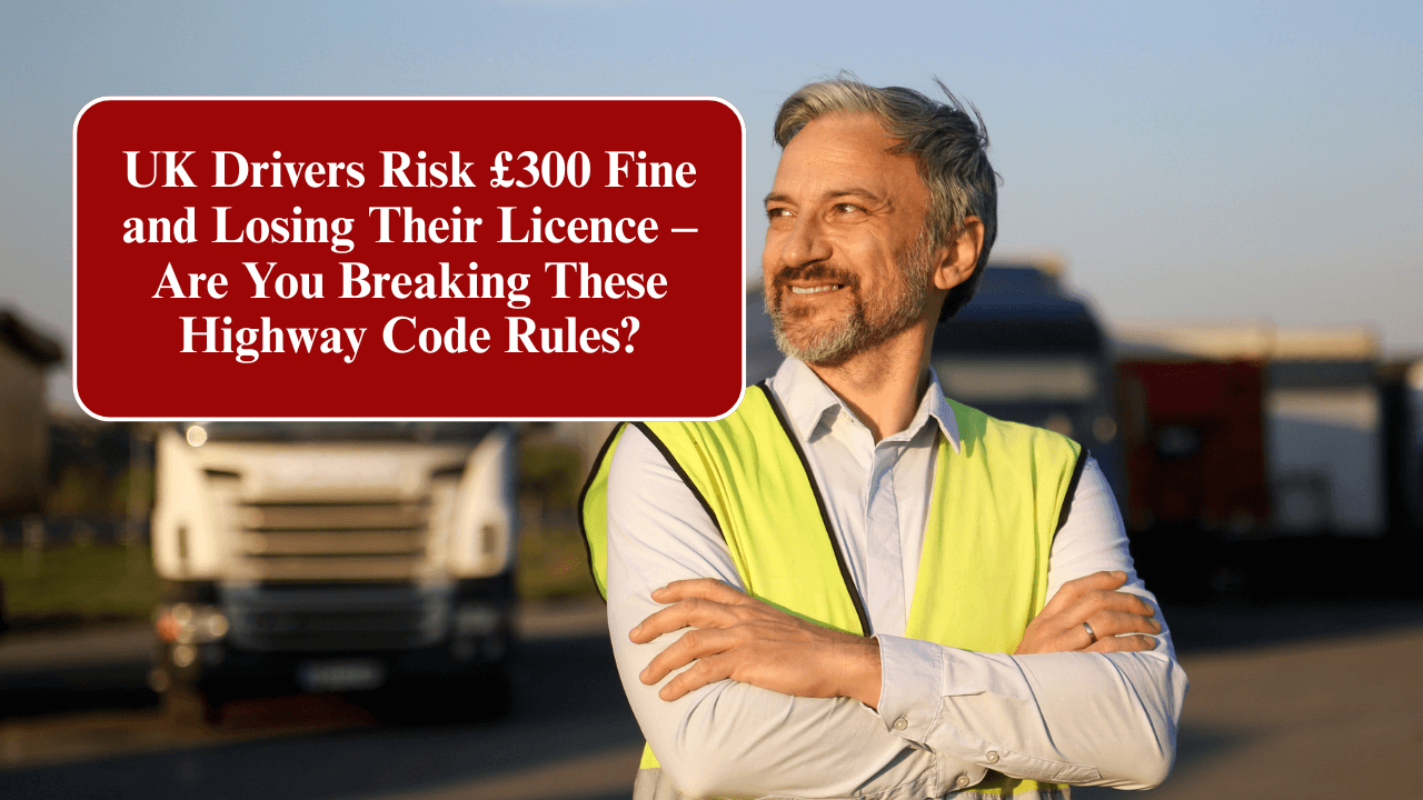 UK Drivers Risk £300 Fine and Losing Their Licence – Are You Breaking These Highway Code Rules?