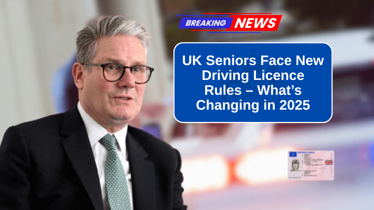 UK Seniors Face New Driving Licence Rules – What’s Changing in 2025