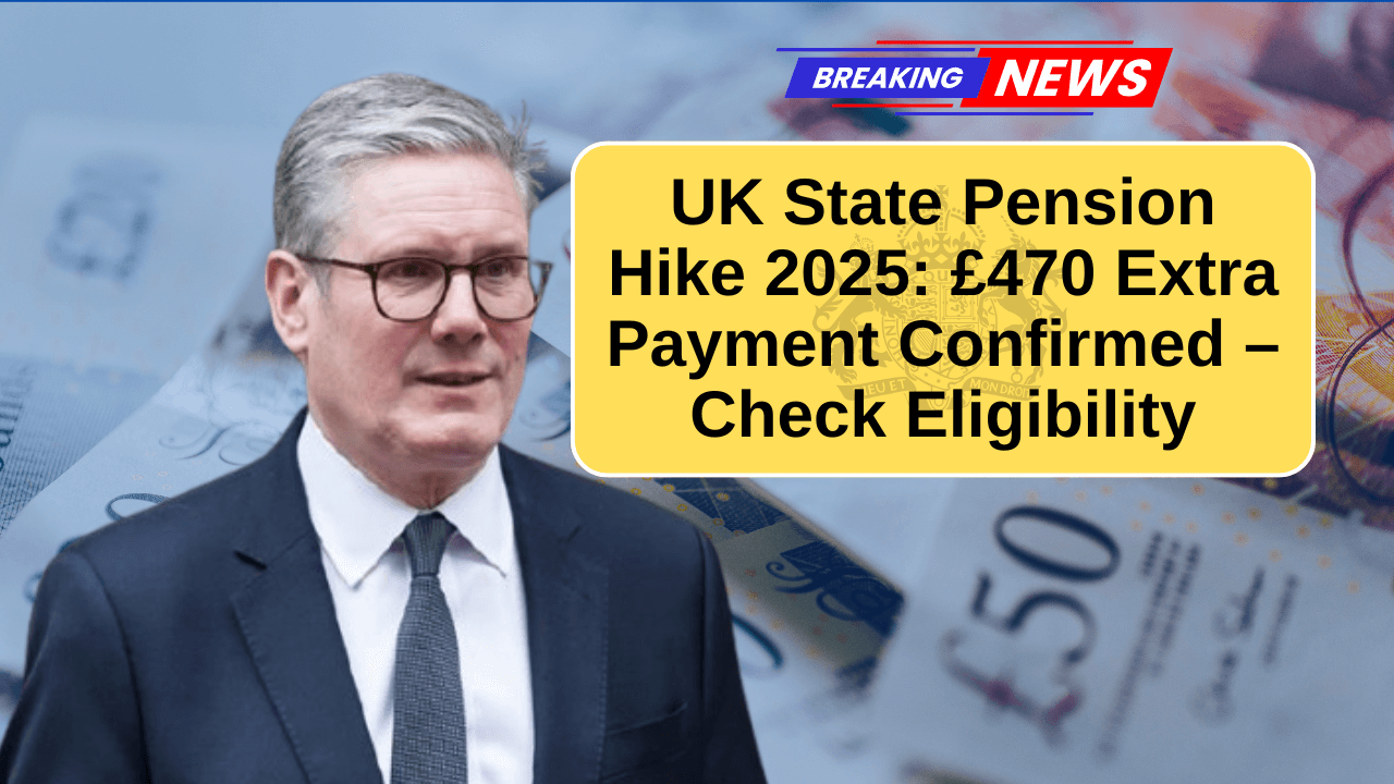 UK State Pension Hike 2025: £470 Extra Payment Confirmed – Check Eligibility