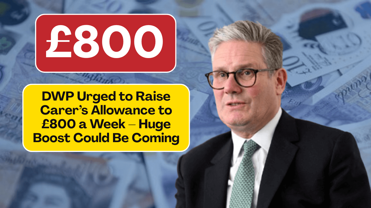 DWP Urged to Raise Carer’s Allowance to £800 a Week – Huge Boost Could Be Coming