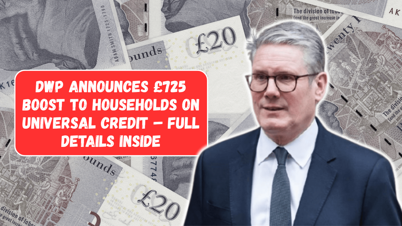 DWP announces £725 boost to households on Universal Credit – Full Details Inside