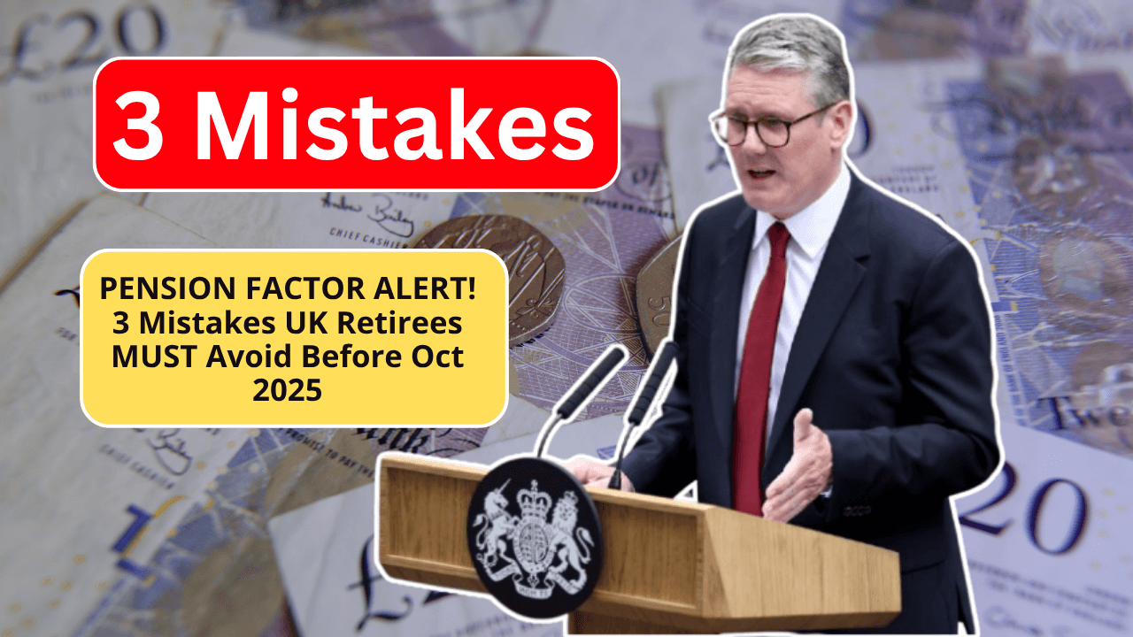 PENSION FACTOR ALERT! 3 Mistakes UK Retirees MUST Avoid Before Oct 2025
