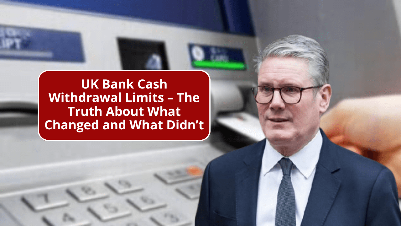 UK Cash Withdrawal Limits — What Actually Changed and What Didn’t