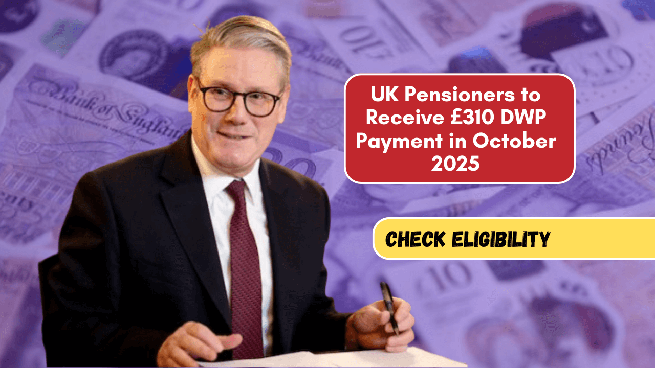 UK Pensioners to Receive £310 DWP Payment in October 2025 – Check Eligibility